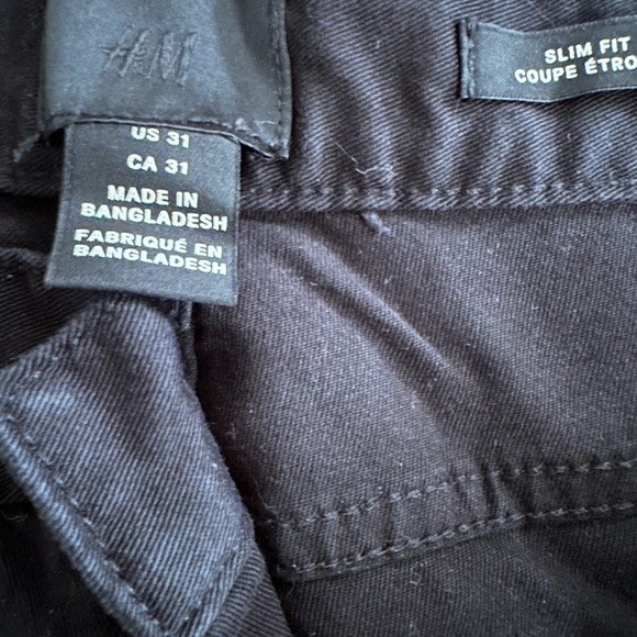 H&M chino black 31w - Picture 3 of 3